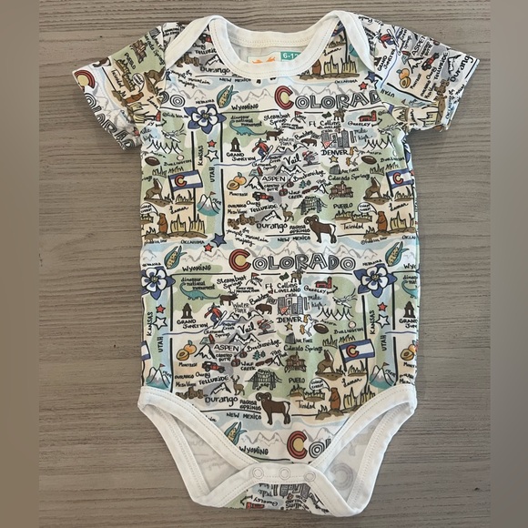 Fish Kiss Other - EUC Colorado Baby One-Piece Bodysuit
